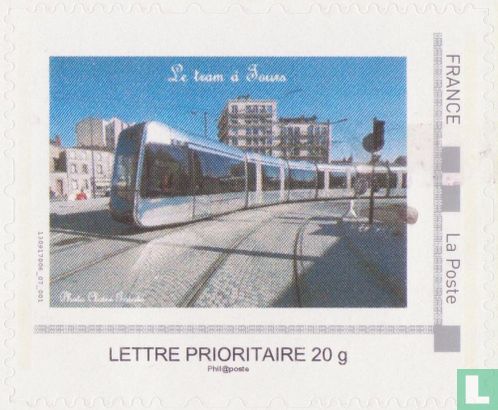 Opening tram in Tours