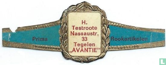 H. Testroote Nassaustr. 33 Tegelen "Avantie" - Prima - Rookartikelen - Afbeelding 1