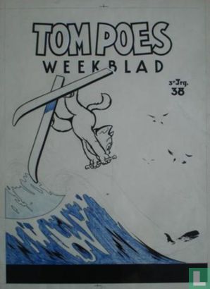 Original cover Tom Poes Weekly - Image 1