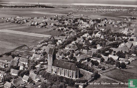 Het dorp Hollum vanuit de lucht - Image 1
