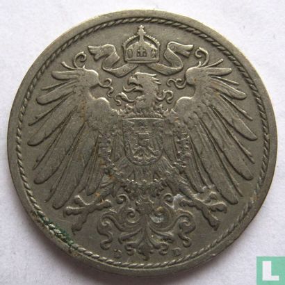 Duitse Rijk 10 pfennig 1909 (D) - Afbeelding 2