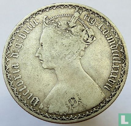 Verenigd Koninkrijk 1 florin 1887 (type 1) - Afbeelding 1