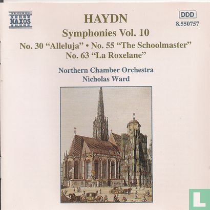 Haydn - Symphonies Vol. 10 No. 30 "Alleluja"- No.55 "The Schoolmaster" - No 63 "La Roxelane" - Image 1