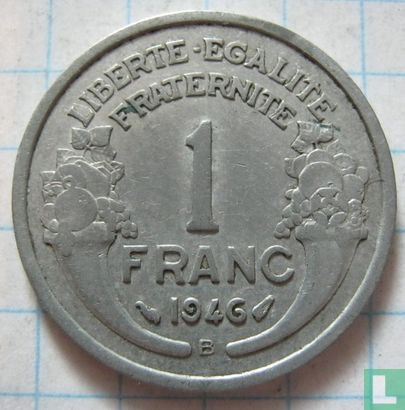 France 1 franc 1946 (B) - Image 1