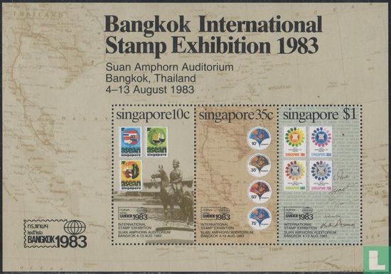 Internationalen Briefmarkenausstellung Bangkok '83