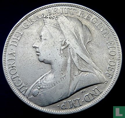 Verenigd Koninkrijk 1 crown 1898 (LXII) - Afbeelding 2
