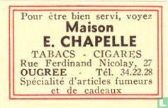 Maison E. Chapelle - Tabacs-cigares