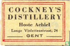 Cockney's distillery Hoste Achiel