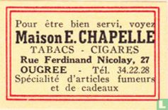 Maison E. Chapelle - Tabacs-cigares