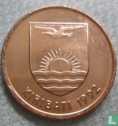 Kiribati 1 cent 1992 (acier recouvert de bronze) - Image 1