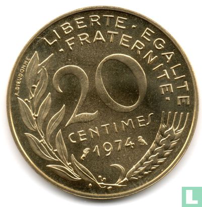France 20 centimes 1974 - Image 1