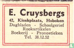 E. Cruysbergs - Dagbladen