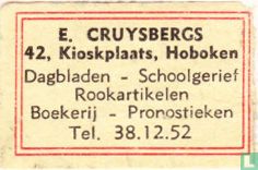 E. Cruysbergs - Dagbladen