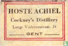 Hoste Achiel - Cockney's distillery