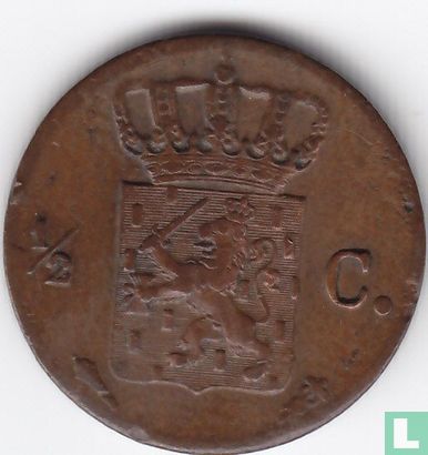 Nederland ½ cent 1831 - Afbeelding 2
