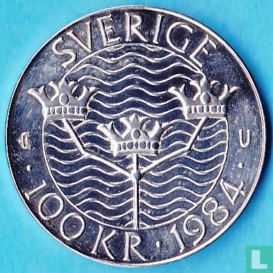 Suède 100 kronor 1984 "Stockholm Conference" - Image 1