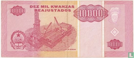 Angola 10.000 Kwanzas Reajustados 1995 - Bild 2
