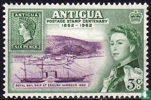 100 years stamps of Antigua