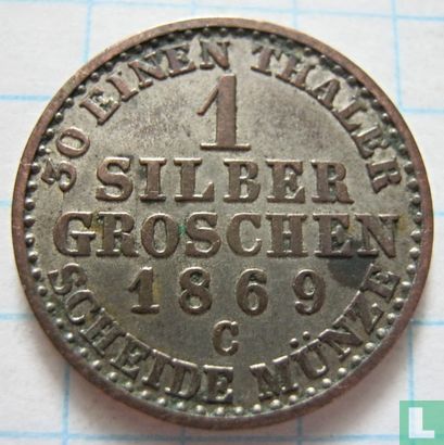 Pruisen 1 silbergroschen 1869 (C) - Afbeelding 1