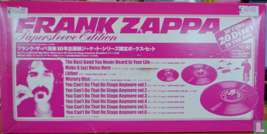 Frank Zappa Papersleeve Edition