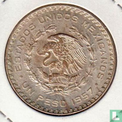 Mexico 1 peso 1957 "100th anniversary of constitution" - Afbeelding 1