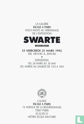 Galerie Escale a Paris Uitnodigingskaart expositie Swarte dessinateur 'Mon livre préféré' - Image 2
