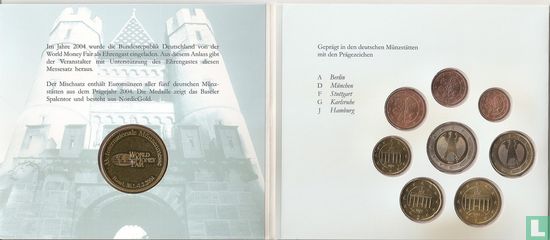Germany mint set 2004 "World Money Fair - Basel" - Image 2
