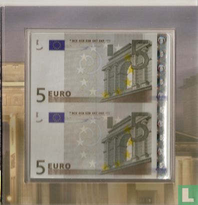 Allemagne combinaison set 2002 "Introduction de l'euro devise" - Image 3