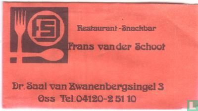 Restaurant-Snackbar Frans van der Schoot - Afbeelding 1