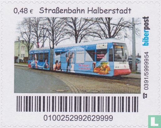 Biberpost, Straßenbahn Halberstadt 