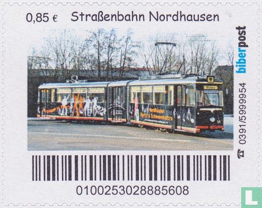 Biberpost, Tram Nordhausen  