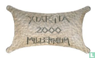 Cyprus 2 pounds 2000 (PROOF) "Third Millennium" - Afbeelding 2