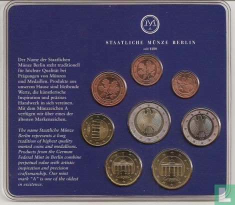 Germany mint set 2002 (A) "Branderburger Tor - in the evening" - Image 2