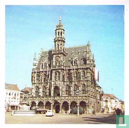 Het stadhuis van Oudenaarde, gebouwd van 1526 tot... - Afbeelding 1