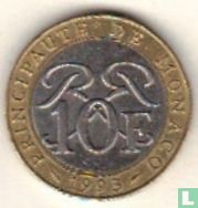 Monaco 10 francs 1993 - Image 1