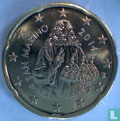 San Marino 20 cent 2014 - Afbeelding 1