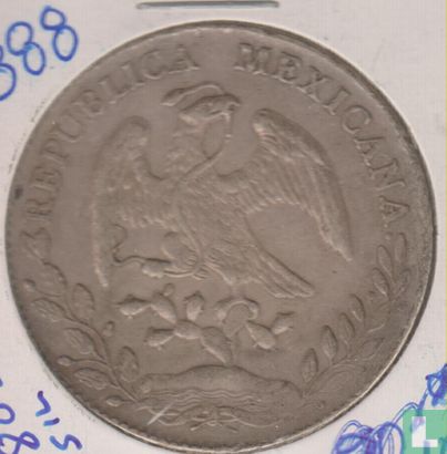 Mexique 8 reales 1888 (Pi MR) - Image 2