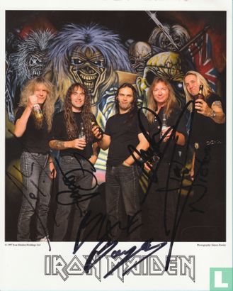 Iron Maiden, Band signed, Fanclub 