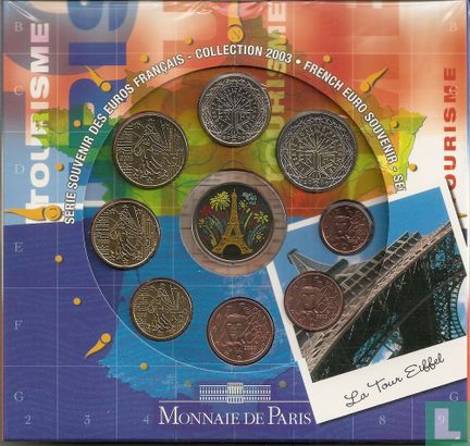 Frankrijk jaarset 2003 "French euro souvenir" - Afbeelding 1