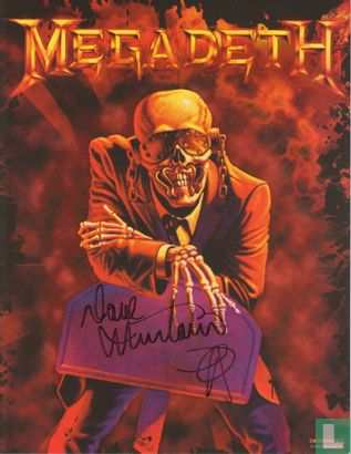 Megadeth gesigneerd, Dave Mustaine, Bandmerch, Promo Poster 2004