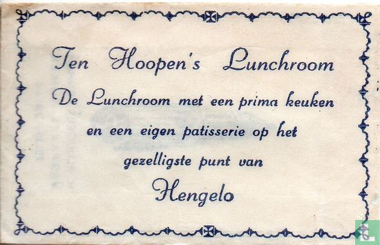 Ten Hoopen's Lunchroom - Image 1