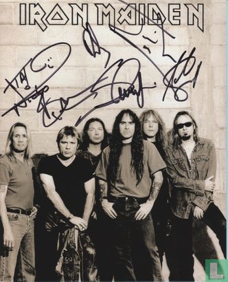 Iron Maiden, Band signed, Fanclub Photo, 2004