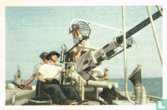 Gevechtstatie - D.C.A. - Boforskanon van 40 mm... - Afbeelding 1