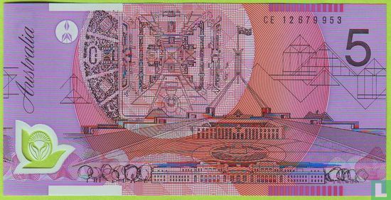 Australia 5 Dollars 2012 - Image 2