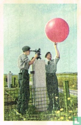 Loslaten van een peilballon voor de richting... - Bild 1