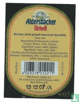 Aldersbacher Urhell - Bild 2