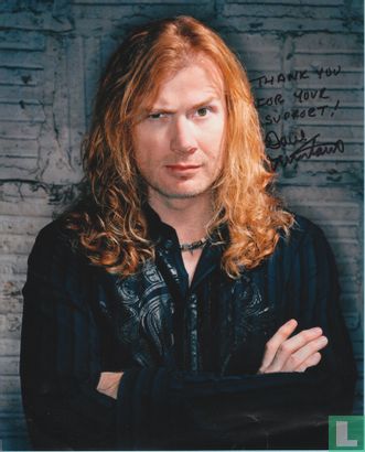 Megadeth, Dave Mustaine signed, MFC Fan Club, 2005
