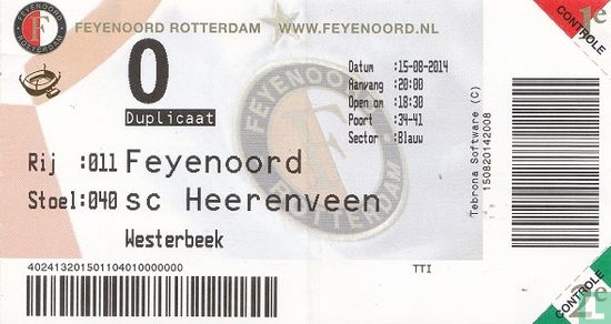 20140815 Feyenoord - SC Heerenveen - Image 1