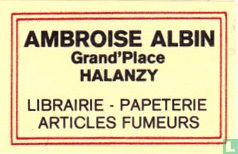 Ambroise Albin - librairie