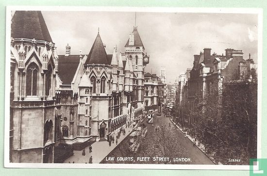 LONDON, Law Courts, Fleet Street - Afbeelding 1